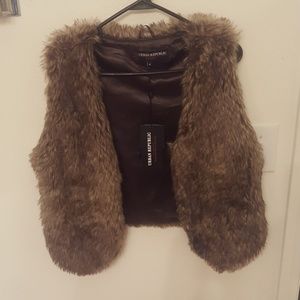 Faux fur coat